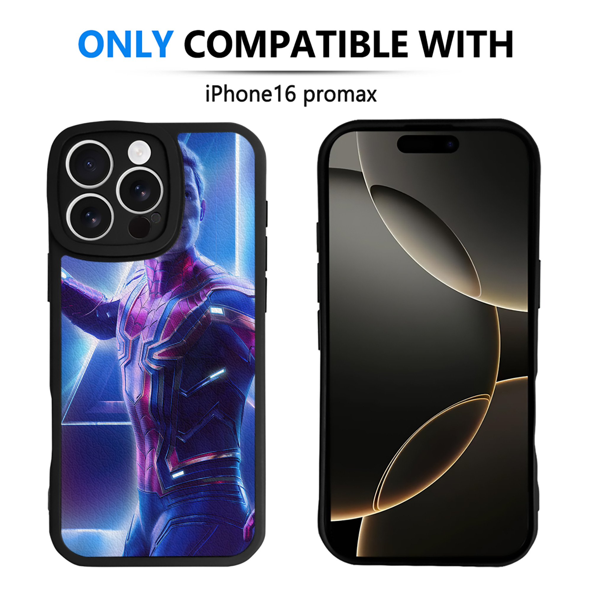 （画像用） アベンジャーズ The Avengers 【iPhone 16シリーズ対応】シリコンスマホケース（レザー調） 材質：シリコン